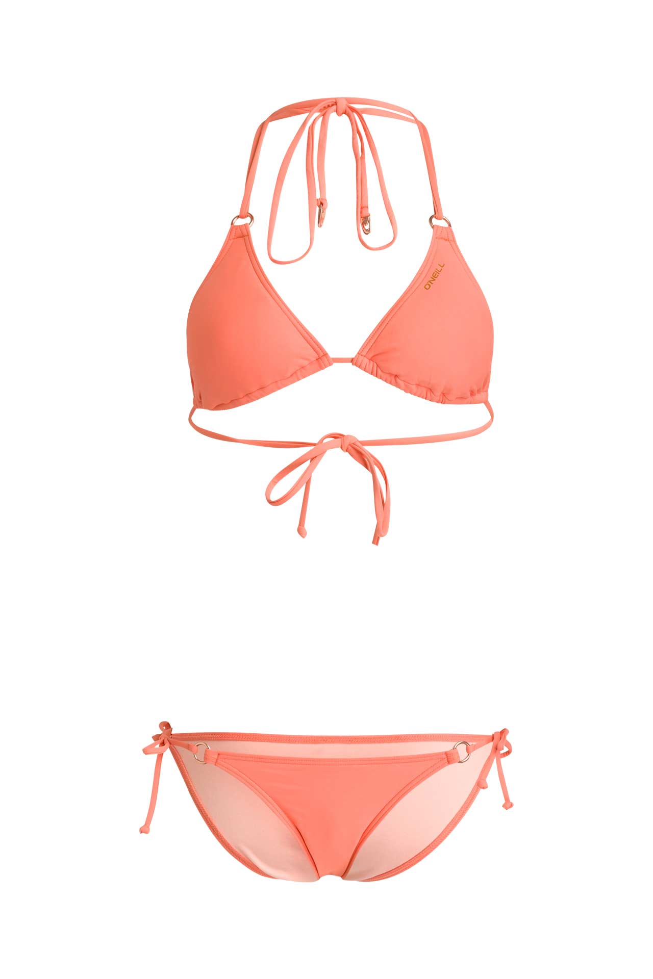 O Neill Triangel Bikini Solid Apricot G Nstig Online Kaufen