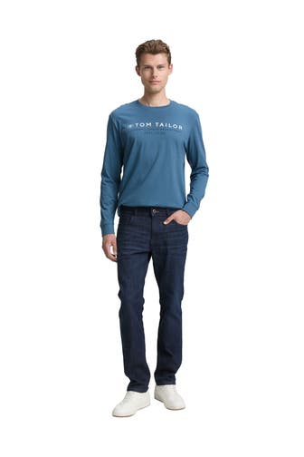 TOM TAILOR Longsleeve rauchblau