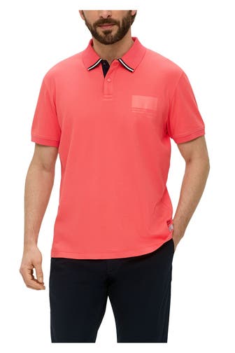 S.OLIVER Polo-Shirt koralle