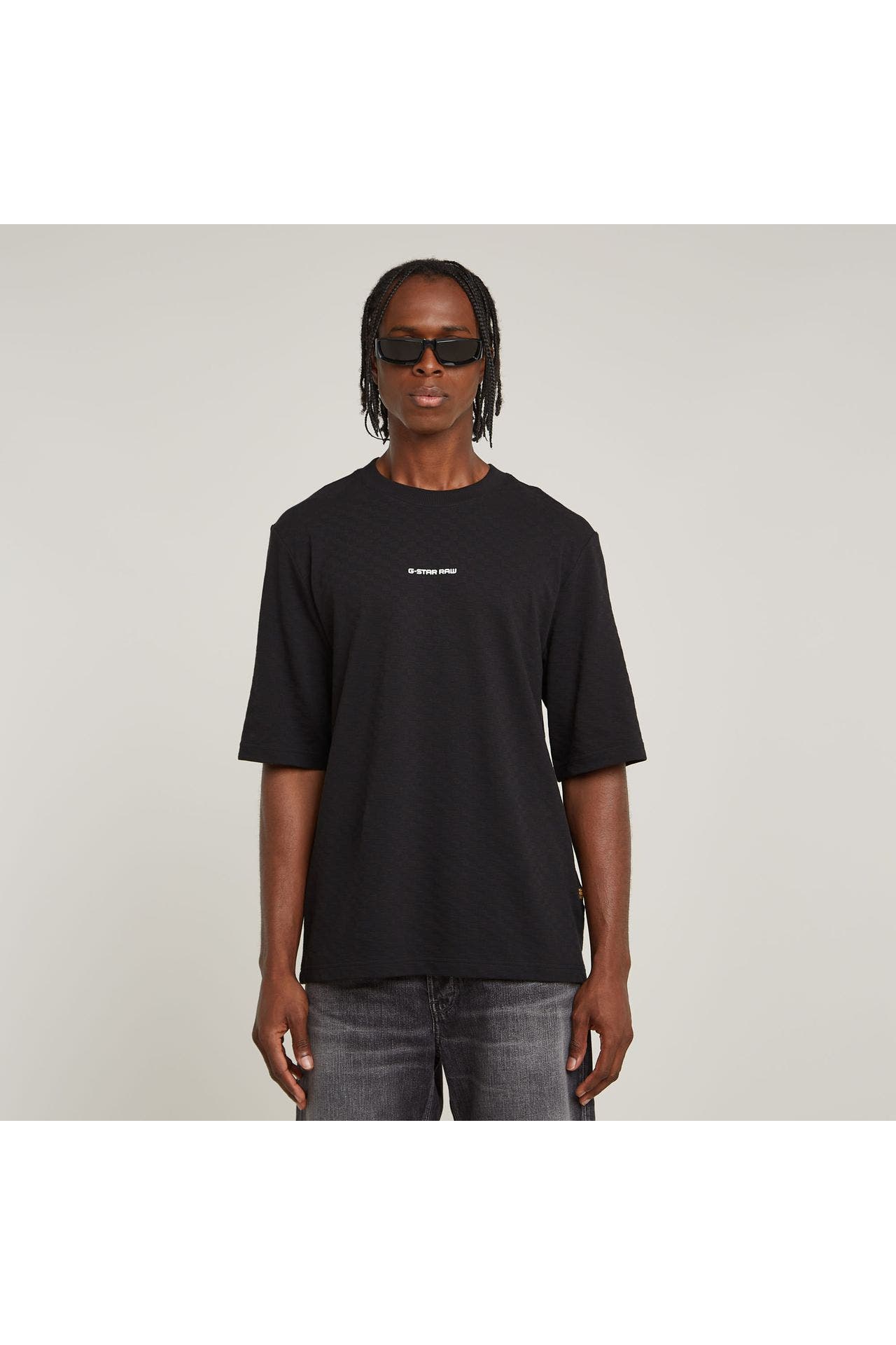G-STAR T-Shirt 'Checquard' schwarz, Bild 1