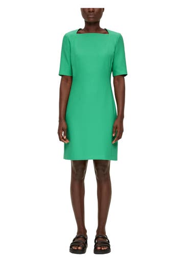 S.OLIVER BLACK LABEL Minikleid grün
