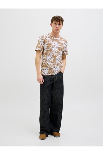 JACK & JONES T-Shirt floral gemustert