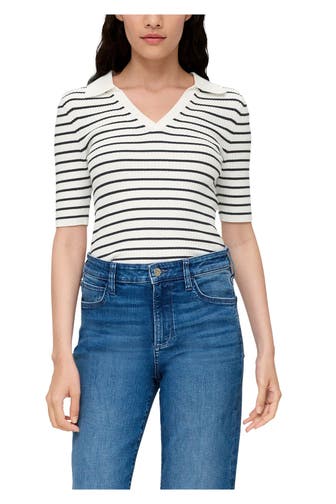 S.OLIVER Strickshirt gestreift