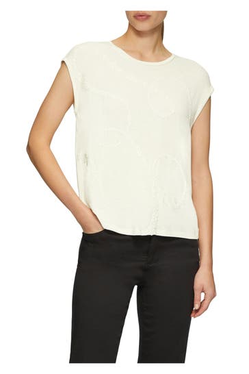S.OLIVER BLACK LABEL T-Shirt weiß