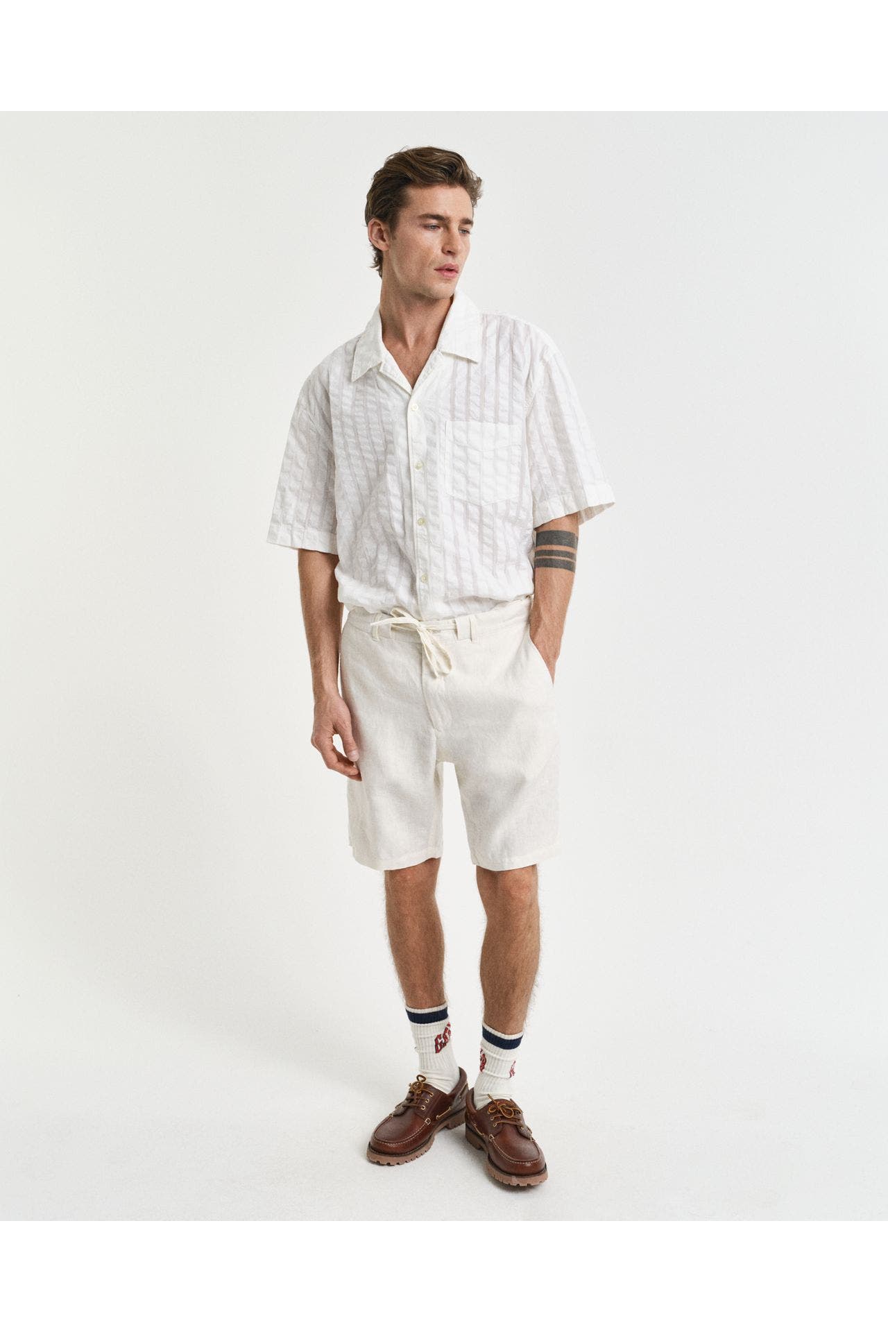 GANT Leinen-Shorts weiß, Bild 1