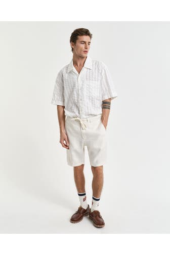 GANT Leinen-Shorts weiß