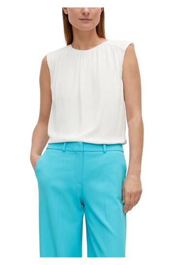 COMMA, Blusentop weiß