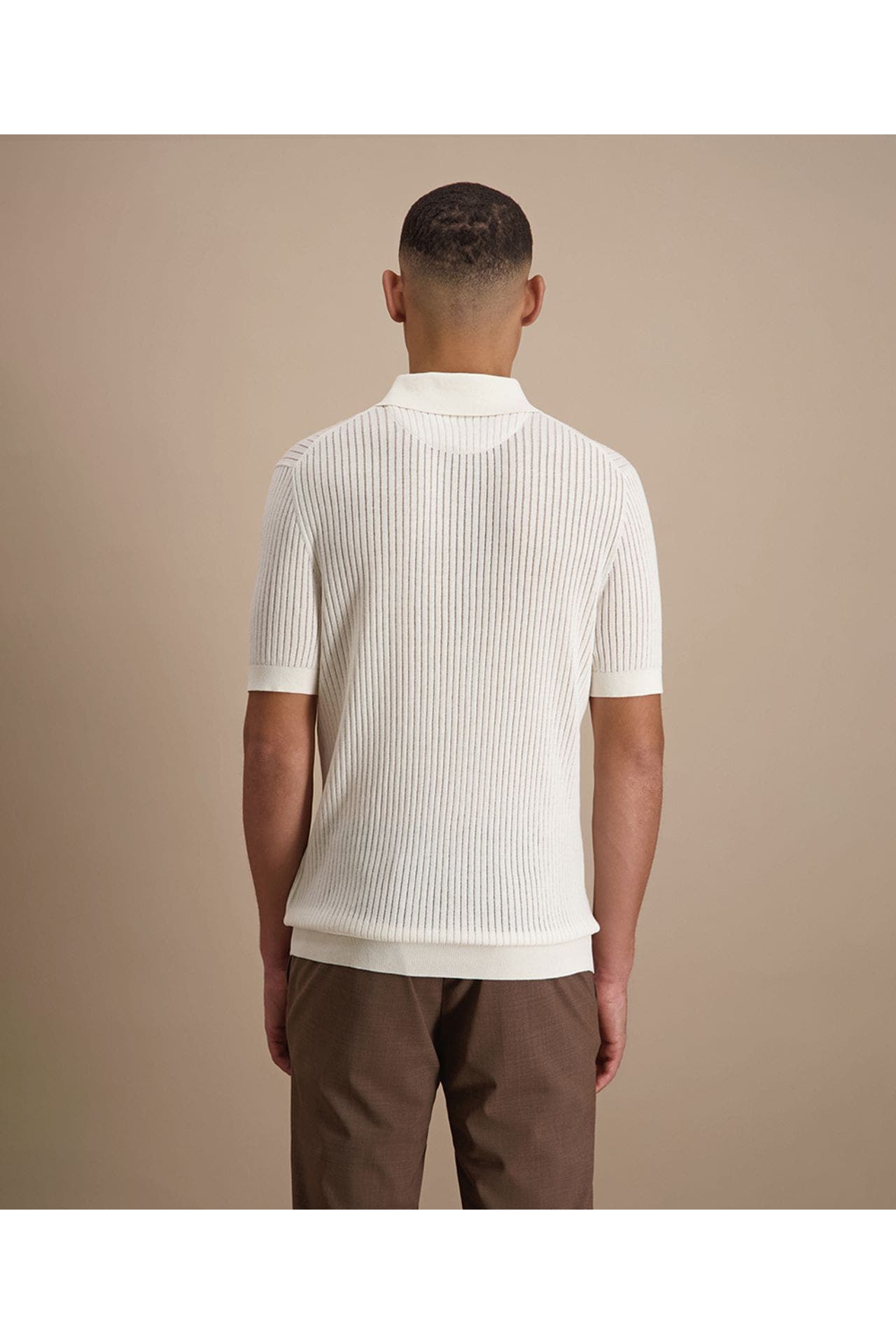 BALDESSARINI Strick-Polo creme, Bild 1