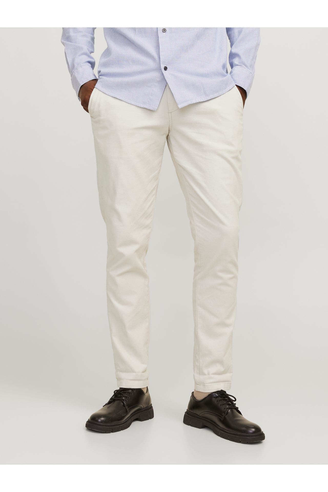 JACK & JONES Chino 'Marco' greige, Bild 1