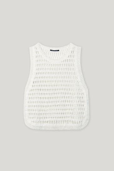 LUISA CERANO Stricktop weiß