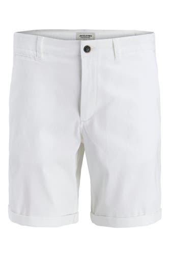 JACK & JONES Jeansshorts weiß