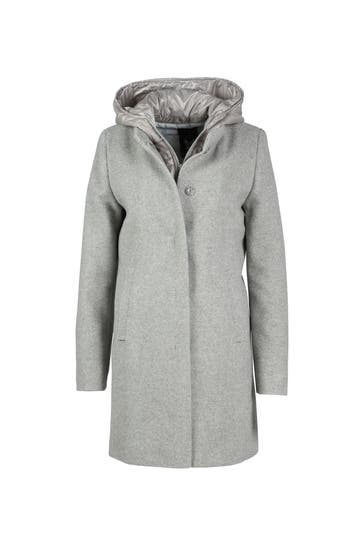 FUCHS SCHMITT Wollmix-Mantel gemustert