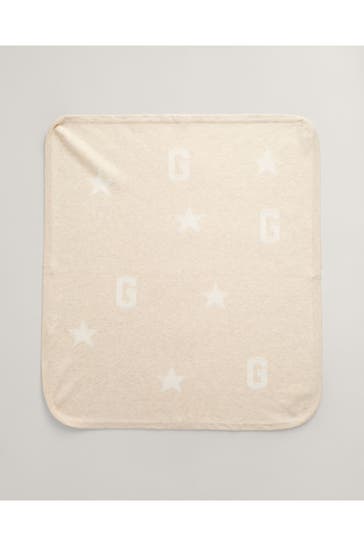 GANT Decke beige gemustert