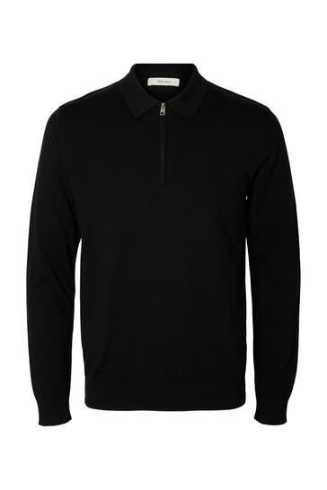 SELECTED Strick-Troyer schwarz