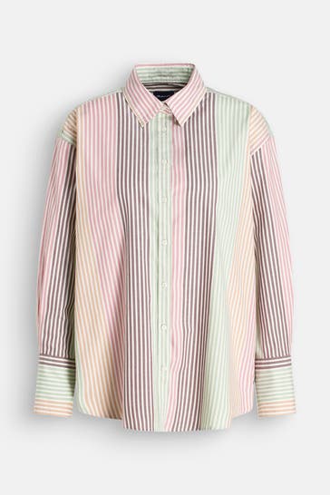 GANT Casual-Bluse mehrfarbig gestreift