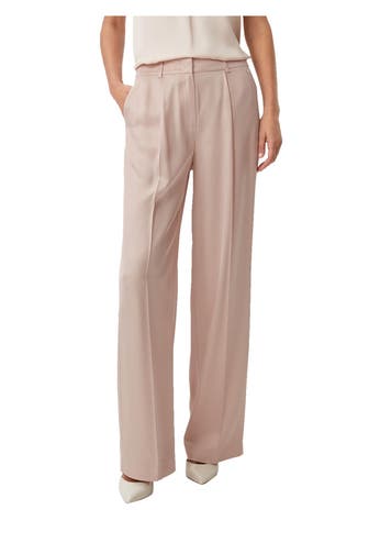 COMMA, Stoffhose rosa