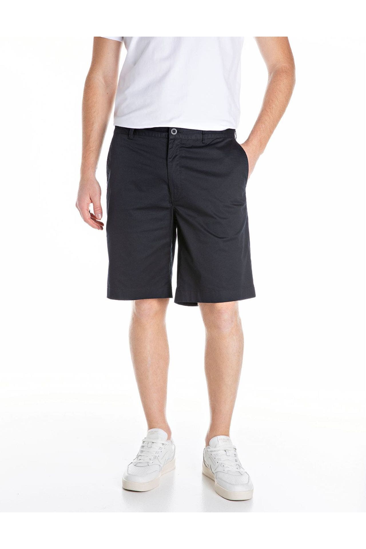 REPLAY Chino-Shorts schwarz, Bild 1