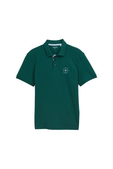 TOM TAILOR Polo-Shirt waldgrün