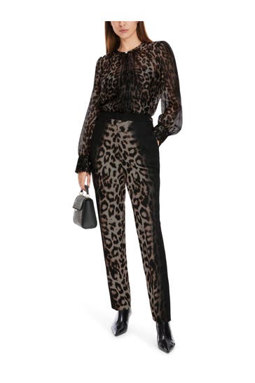 MARC CAIN Stoffhose animal