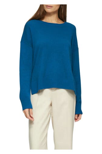 S.OLIVER Strickpullover azurblau