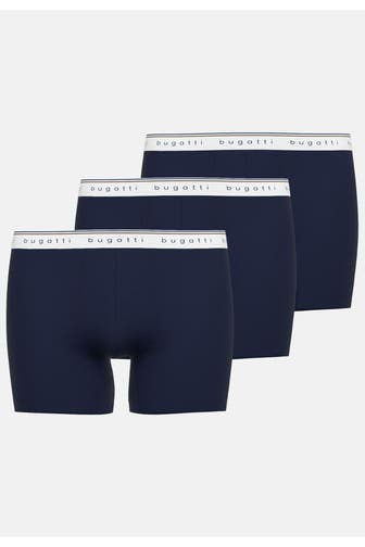 BUGATTI 3er-Pack Boxer Trunks dunkelblau