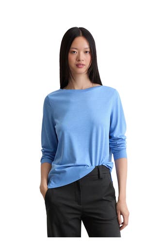 MARC O'POLO Longsleeve blau