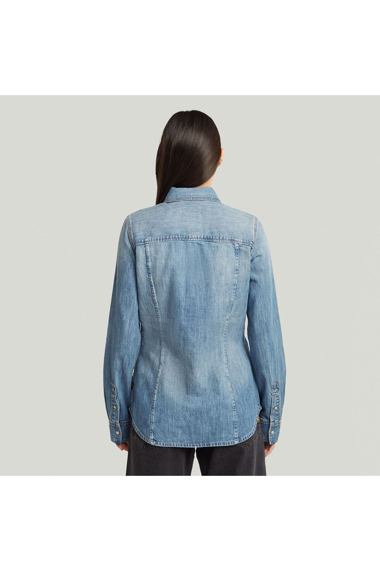 G-STAR Jeansbluse mittelblau slim fit, Bild 1