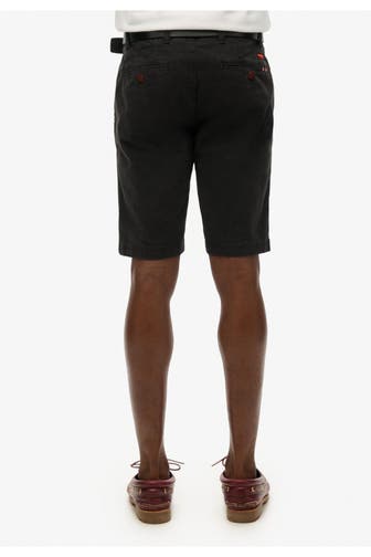 SUPERDRY Chino-Shorts schwarz