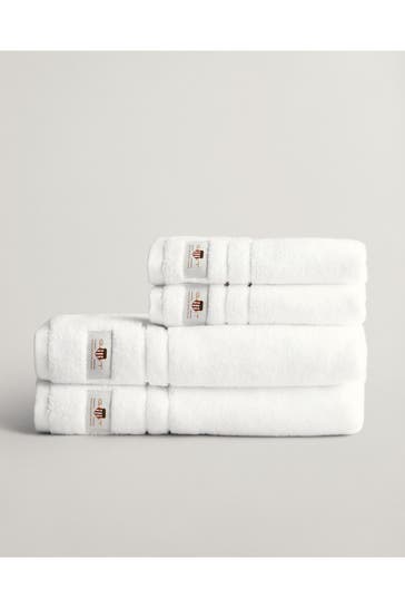 GANT Handtuchset 4-teilig weiß