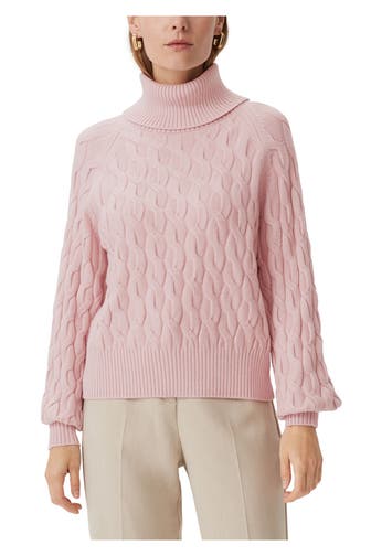 COMMA, Strickpullover rosa