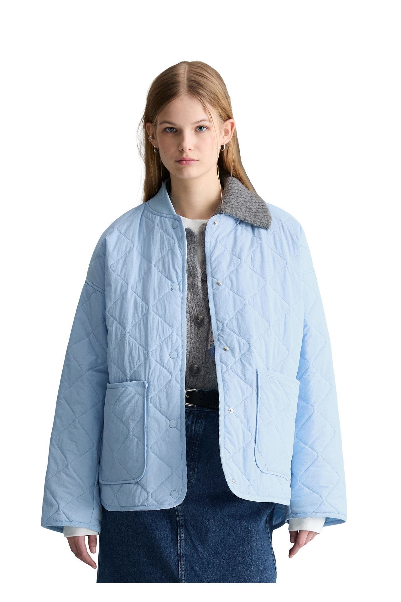 MARC O'POLO DENIM Light-Steppjacke taubenblau, Bild 1