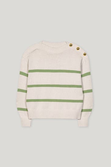 LUISA CERANO Strickpullover gestreift
