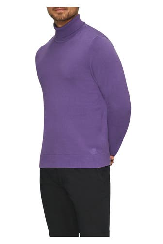 S.OLIVER Rollkragenpullover lila