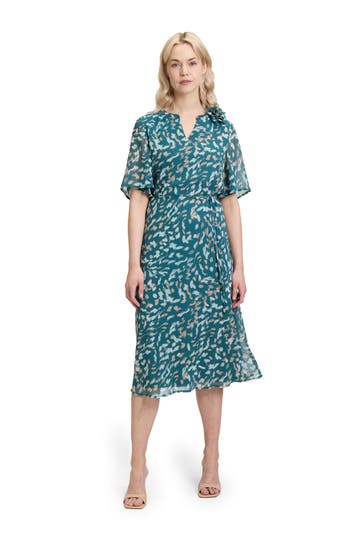 BETTY & CO Midikleid gemustert