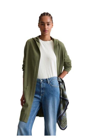 MARC O'POLO DENIM Cardigan waldgrün