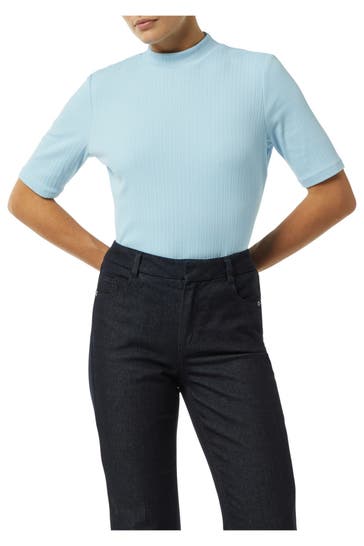 COMMA, T-Shirt hellblau