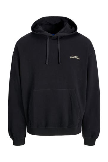 JACK & JONES Hoodie schwarz