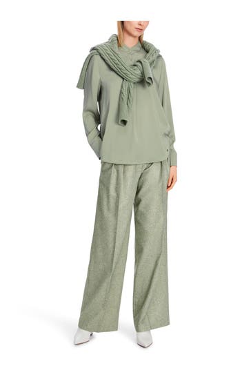 MARC CAIN Bluse graugrün