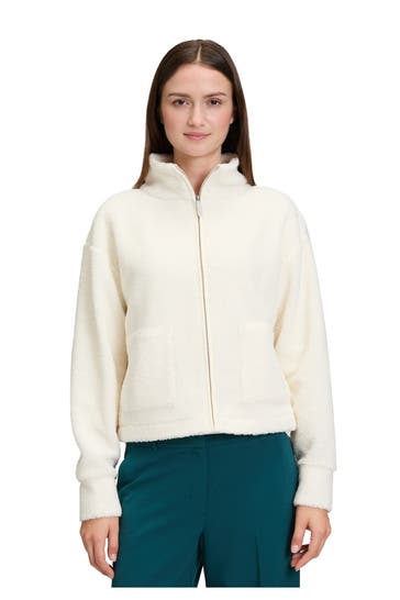 BETTY & CO Teddyfleecejacke creme