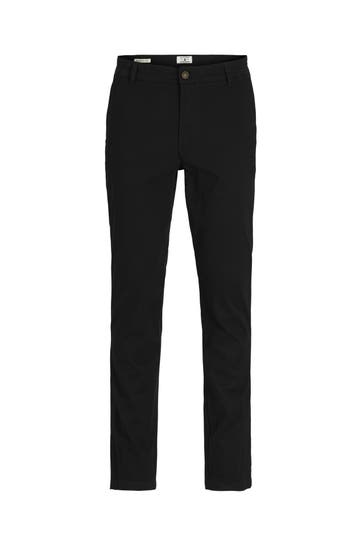 JACK & JONES Chino 'Bolton' schwarz