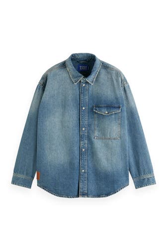 SCOTCH & SODA Jeansjacke blau