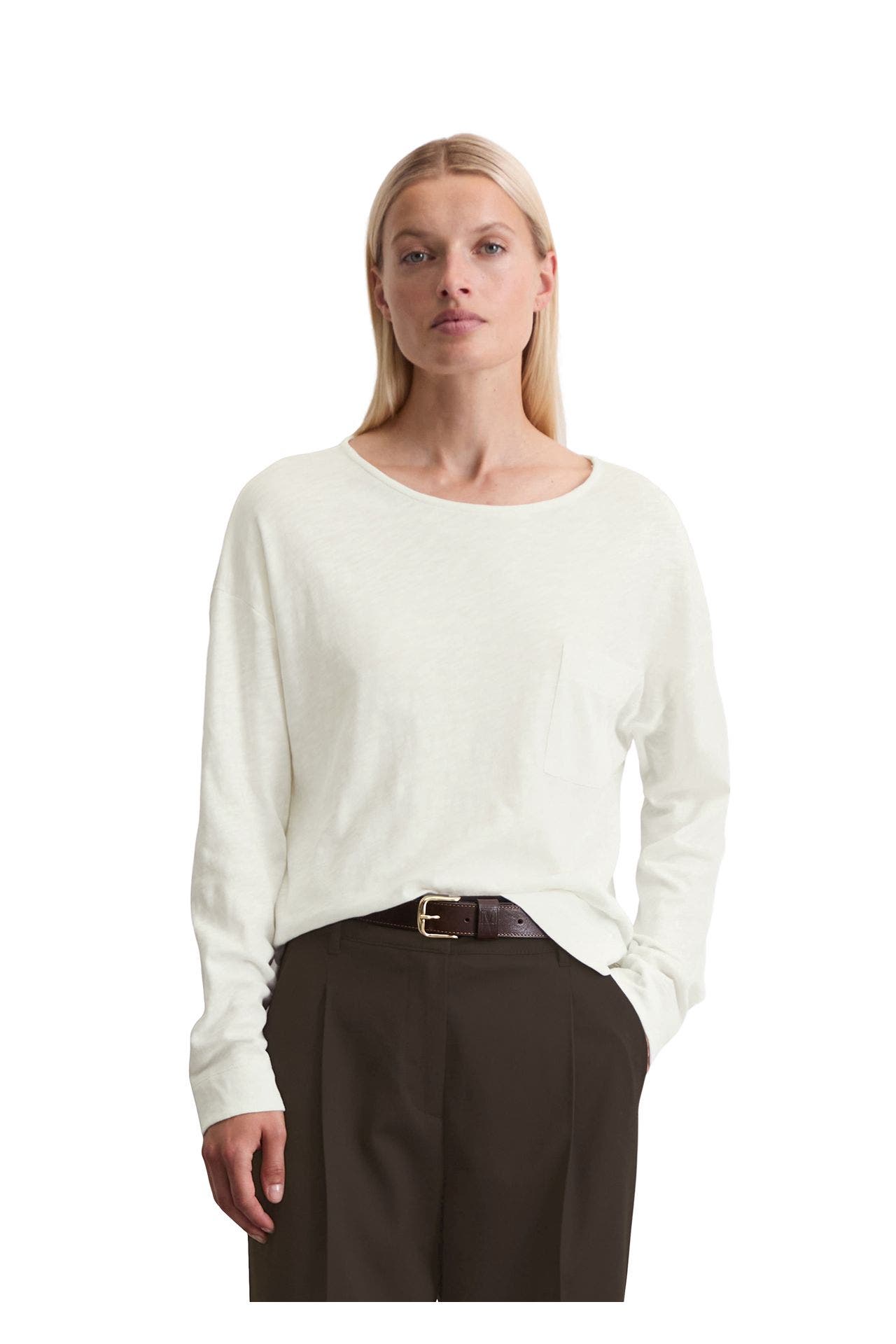 MARC O'POLO Longsleeve weiß, Bild 1