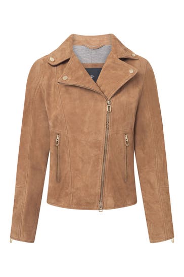 JOOP! Lederjacke hellbraun