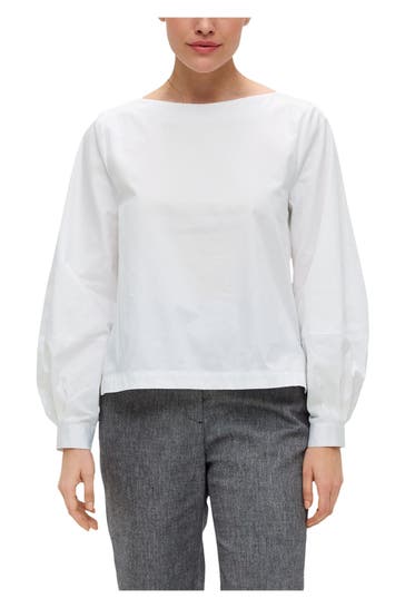 S.OLIVER BLACK LABEL Bluse weiß