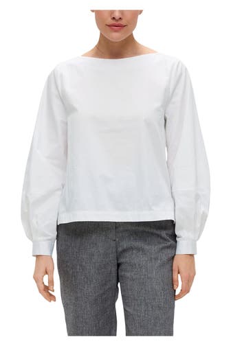 S.OLIVER BLACK LABEL Bluse weiß