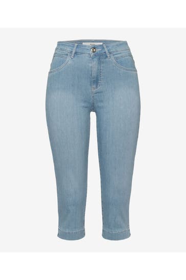 BRAX Capri-Shorts blau