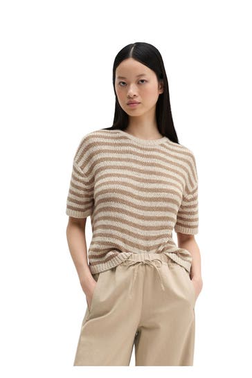 MARC O'POLO Strickshirt gestreift