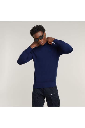 G-STAR Strickpullover blau