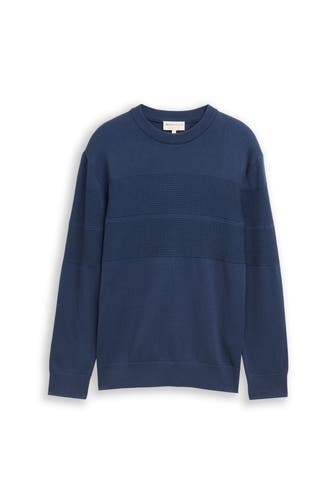 TOM TAILOR Strickpullover blau