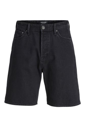JACK & JONES Jeansshorts 'JJitony' schwarz